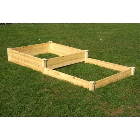 RIVERSTONE INDUSTRIES Riverstone Industries Eden RGB-48511 4 Ft. x 8 Ft. x 11 In. Quick Assembly Raised Garden Bed RGB-48511